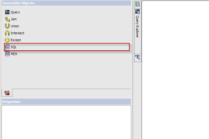 draw SQL object