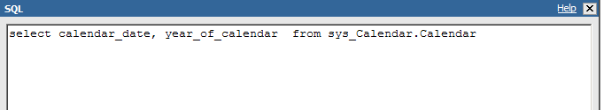 enter teradata native sql select statement