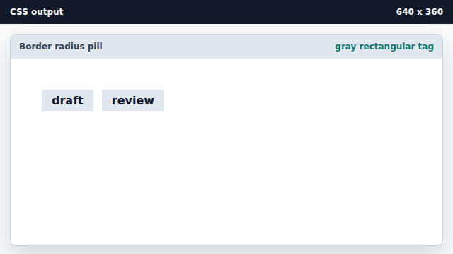 Both tags appear as small gray blocks with bold text.