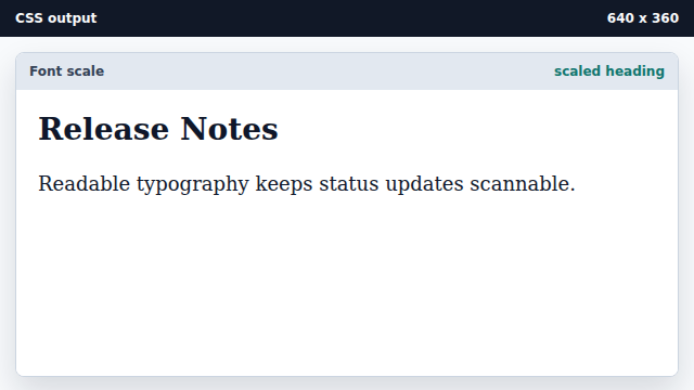 The heading now stands apart from the paragraph.