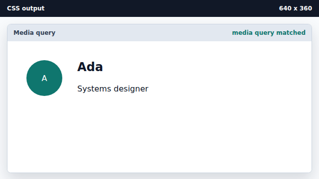 The profile uses two columns in the 640px capture viewport.