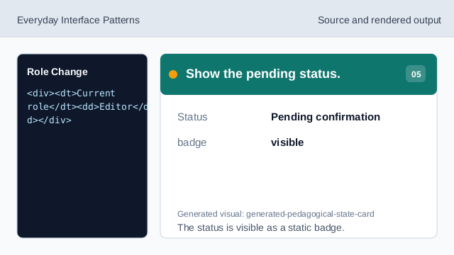 The status is visible as a static badge.
