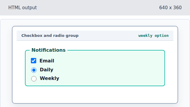 Daily and Weekly choices are visible, with Daily selected.