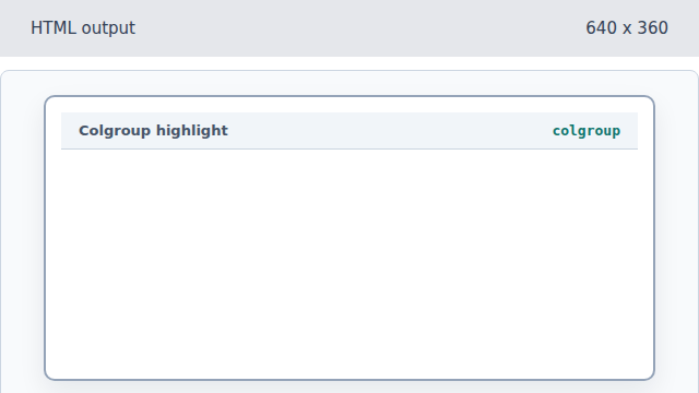 The table still has no rows, but column metadata has begun.