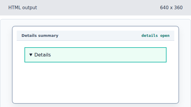 An open disclosure container appears.