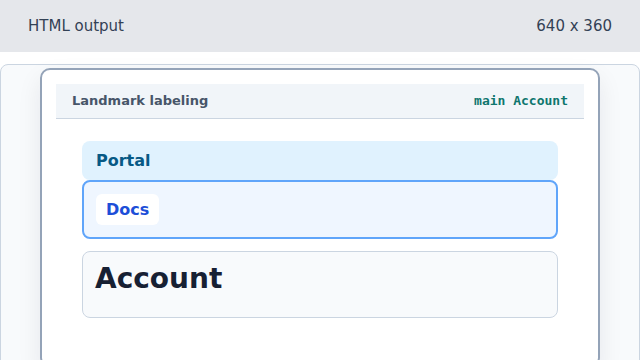 The Account main content region appears.