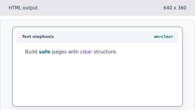 The word clear is italicized in the same paragraph.