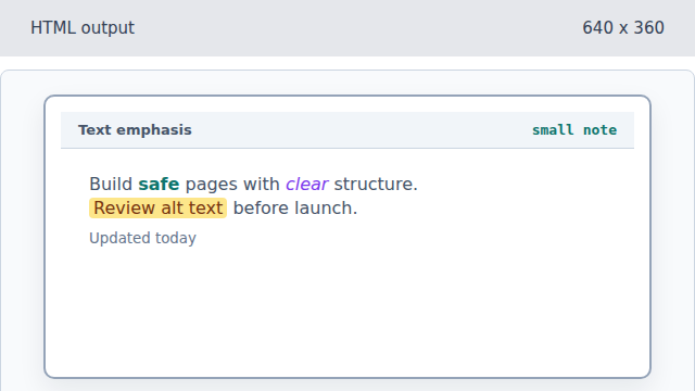 A smaller Updated today note appears under the paragraphs.