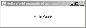 awt hello