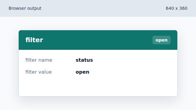 The page chooses open tasks when the URL does not specify another state.