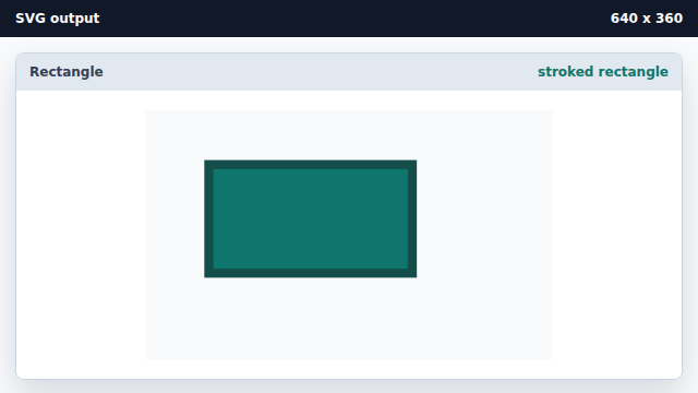 A dark outline frames the rectangle without hiding the fill.