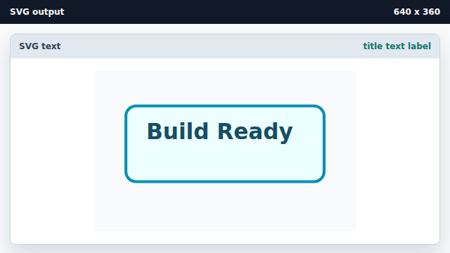 The Build Ready title appears inside the panel.