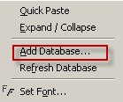add database