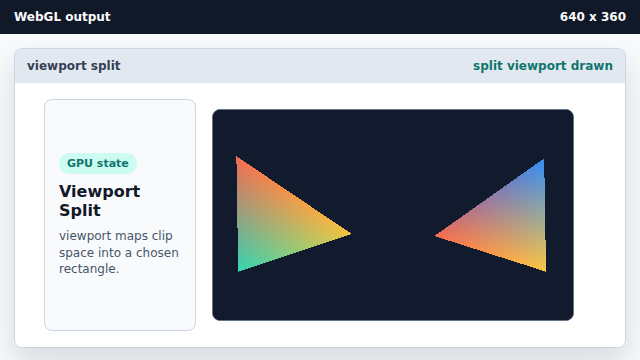 A second triangle appears in the right half of the same canvas.